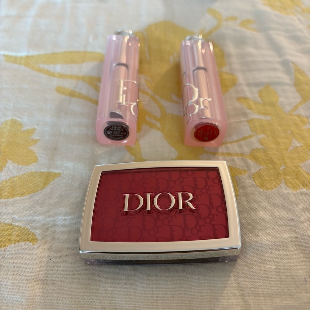 Dior Berry Blush and Lip Glow Set